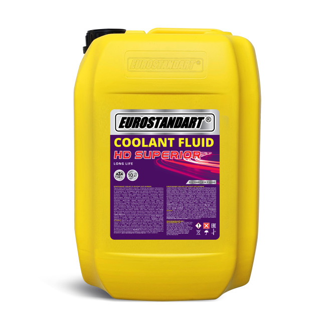 Охолоджувальна рідина EUROSTANDART COOLANT FLUID HD SUPERIOR готовий